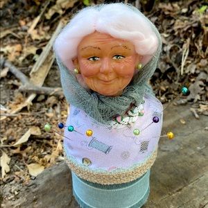 Handmade Pincushion, Dream, hope, spell, stash jar